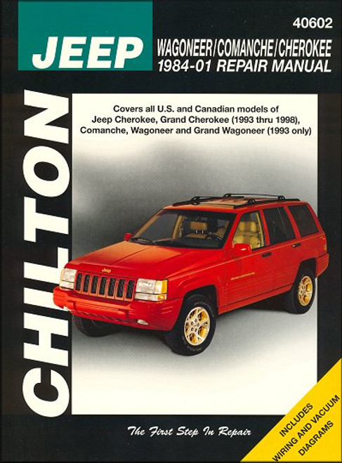 Jeep Cherokee, Grand Cherokee Repair Manual 1984-2001