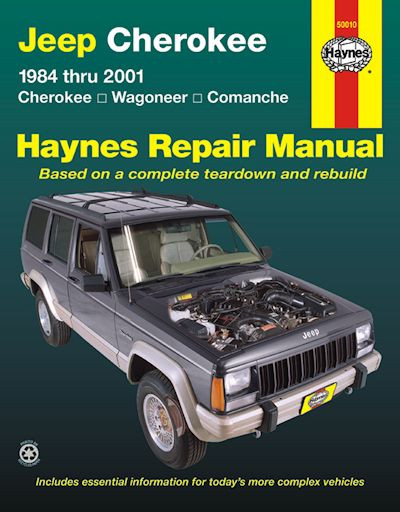 Haynes Jeep Cherokee,Wagoneer,Comanche Repair Manual 1984-2001