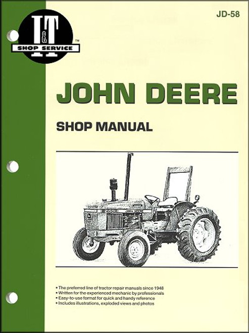 John Deere Tractor Repair Manual Series 2150, 2155, 2255, 2350, 2355, 2355N, 2550, 2555