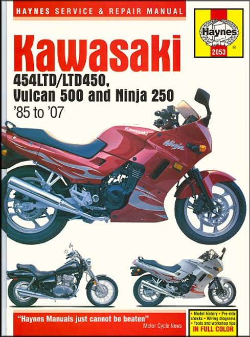 Kawasaki ZX500, ZX600 Ninja Repair Manual 1985-1997 | Clymer