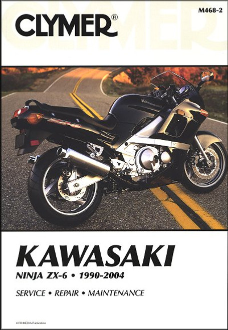 Kawasaki Ninja ZX6, ZX600, ZZ-R 600 Repair Manual 1990-2004