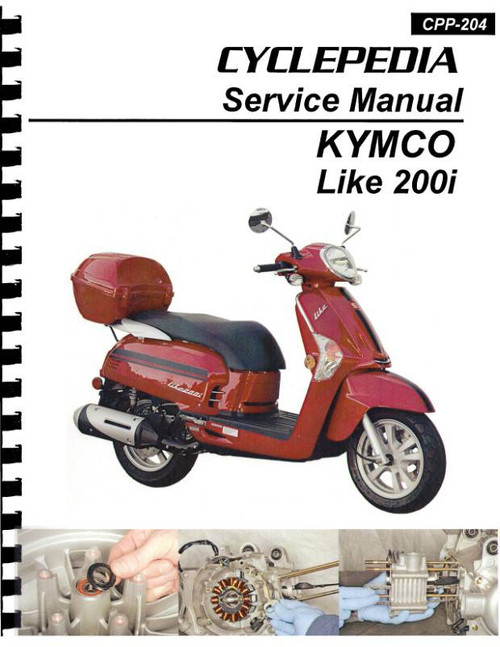 KYMCO Like 200i Scooter Service Manual 2010-2017