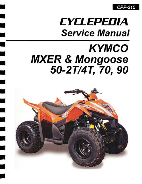 KYMCO MXER & Mongoose 50-2T, 50-4T, 70, 90cc ATV Service Manual