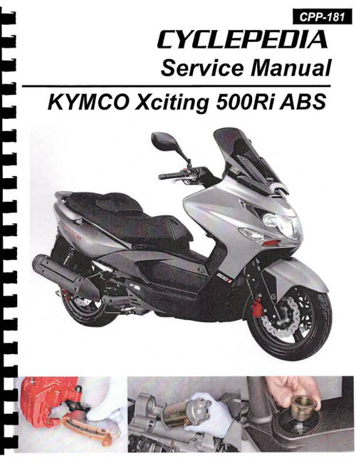 KYMCO Xciting 500Ri / ABS Scooter Service Manual 2009-2012