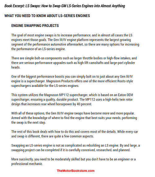 LS Swaps: How to Swap GM LS-Series Engines into Almost Anything