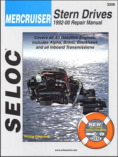Mercruiser Repair Manual Alpha, Bravo, Blackhawk 1992-2000 | Seloc