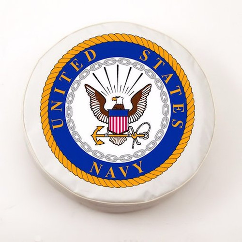 U.S. Navy Tire Cover, Size N - 24 inches, White