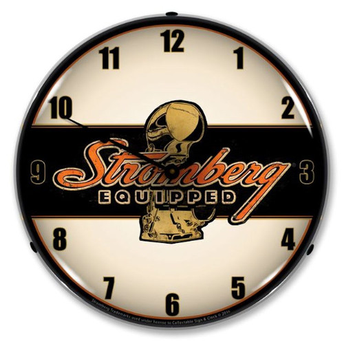 Stromberg Equipped Wall Clock, LED Lighted