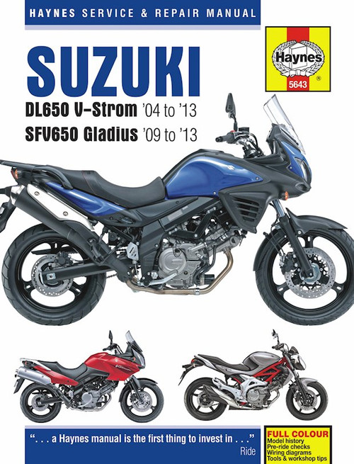 Suzuki GSX1300R Hayabusa Repair Manual 1999-2013 | Haynes 4184