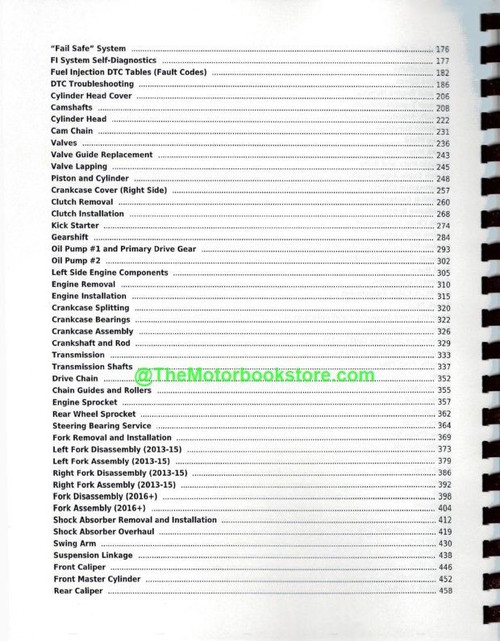 Suzuki RM Z250 Service Manual: 2013-2018