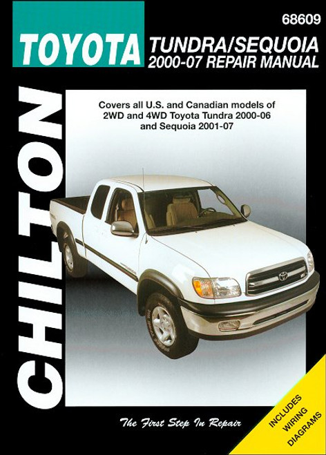 Toyota Tundra, Sequoia Repair Manual 2000-2007 - Chilton