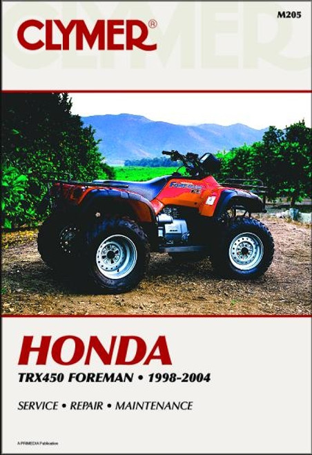 Honda TRX450 Foreman Repair Manual 1998-2004