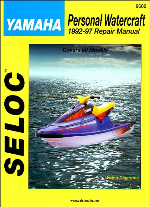 Yamaha 650-1100 PWC Repair Manual 1992-1997