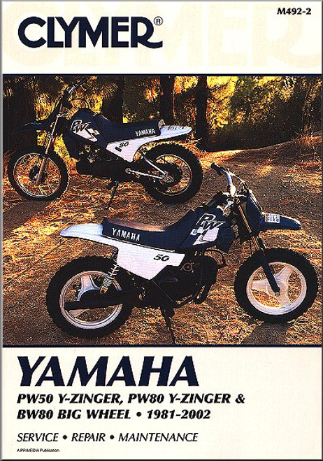 Yamaha PW50, PW80 Y-Zinger, BW80 Repair Manual 1981-2002