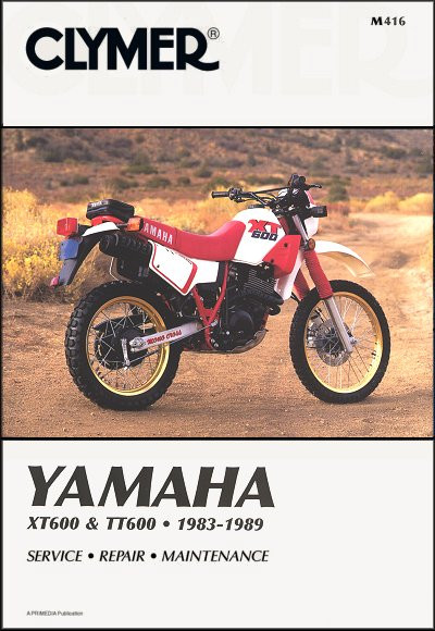 Yamaha XT600, TT600 Repair Manual 1983-1989 | Clymer M416