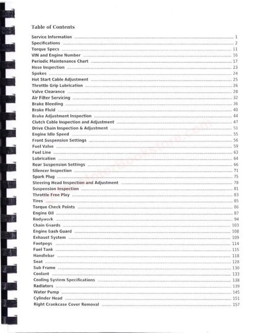 Yamaha YZ250F Service Manual: 2010-2013
