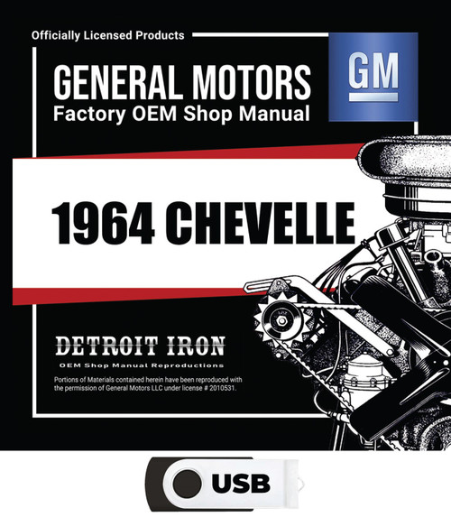 1964 Chevelle / El Camino / Malibu Shop Manual, Sales Data & Parts Books Kit on USB