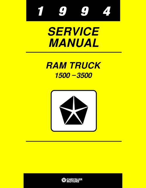 1994 Dodge Ram 1500-3500 Truck Shop Manual