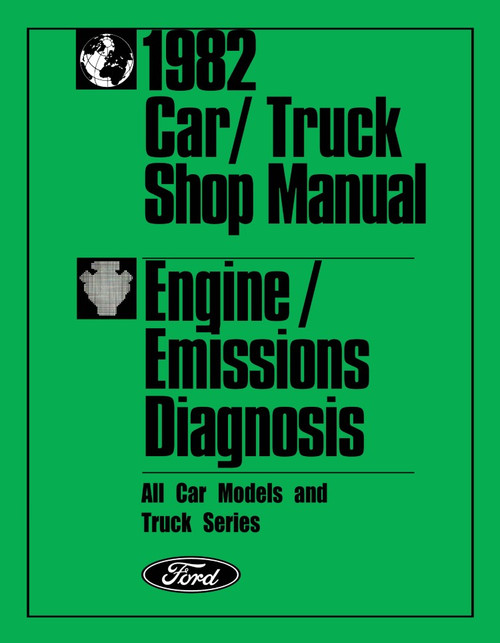 1982 Ford Lincoln Mercury Car Truck Emissions Diagnosis Manual