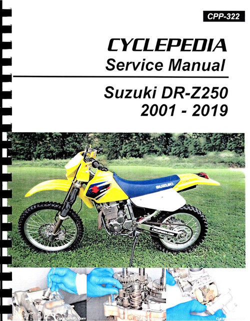 2001-2019 Suzuki DR-Z250 Service Manual By Cyclepedia