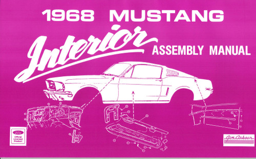 1968 Ford Mustang Interior Trim Assembly Manual