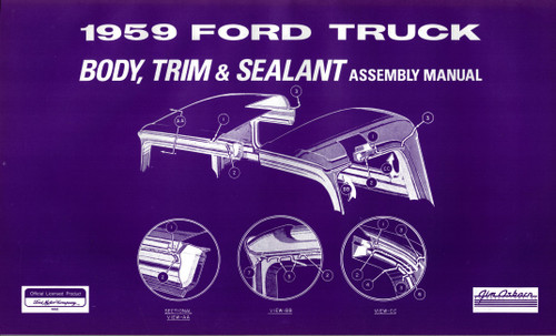 1959 Ford Truck Body / Interior / Sealant Assembly Manual