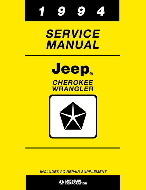 1994 Jeep Cherokee & Wrangler Shop Manual