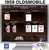 1959 Oldsmobile Shop Manua, Sales Data & Parts Books Kit