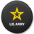 U.S. Army Tire Cover, Size M - 25.25 inches, Black - Image 1