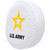 U.S. Army Tire Cover, Size Universal Small - 28.5 inches, White - Image 2