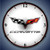 C6 Corvette Logo LED Lighted Clock