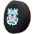 U.S. Coast Guard Tire Cover, Size E10 - 30 inches, Black - Image 2