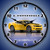 G5 Camaro Wall Clock, LED Lighted, Rally Yellow