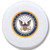 U.S. Navy Tire Cover, Size D10 - 30 3/4 inches, White - Image 1