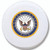 U.S. Navy Tire Cover, Size 1 - 28 inches, White - Image 1