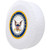U.S. Navy Tire Cover, Size J - 27 inches, White - Image 2