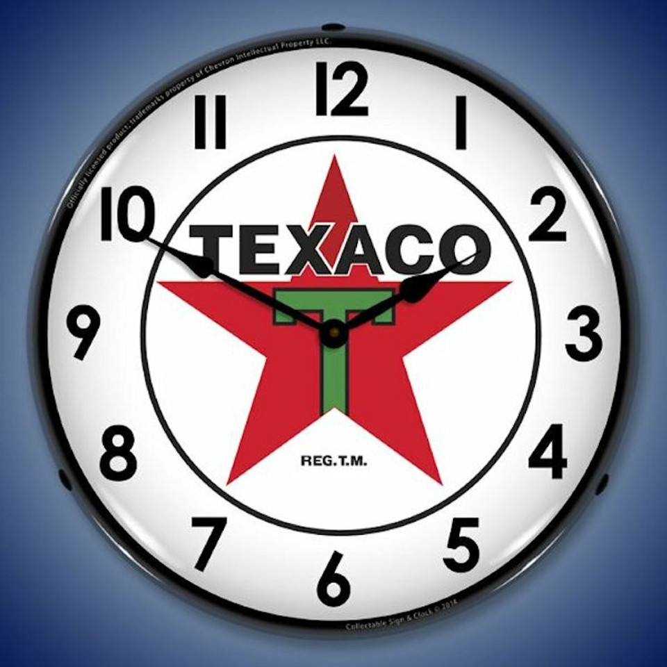 Gas Station and Motor Oil Theme Wall Clocks, LED Lighted Free Shipping