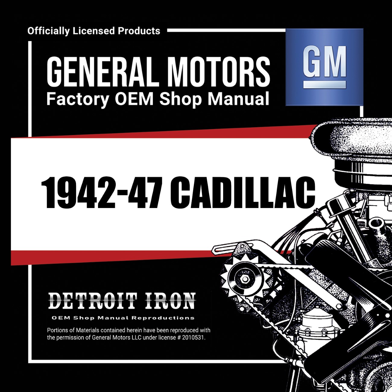 1942-1947 Cadillac Factory OEM Shop Manuals on CD - PDF Format