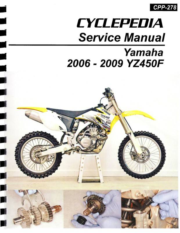 2006-2009 Yamaha YZ450F Service Manual