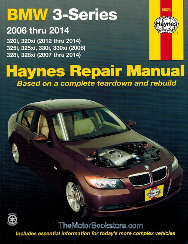 BMW 3-Series 320, 325, 328 and 330 Repair Manual 2006-2014 | Haynes