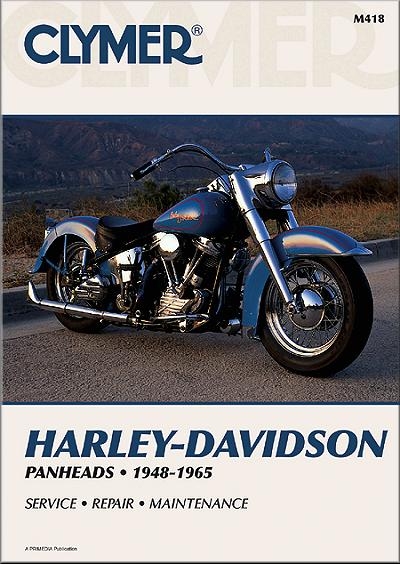 ろ*み様 VINTAGE HARLEY MAINTENANCE BOOK ハーレ Harley-Davidson Panhead Repair Manual by Clymer - M418