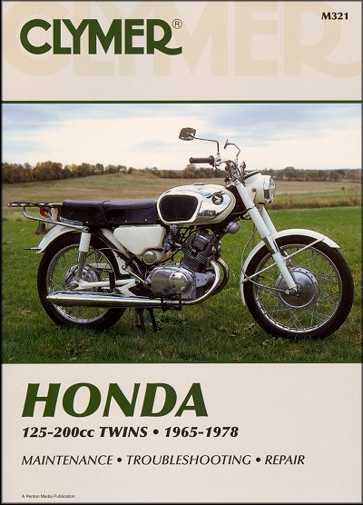 Honda CB125, CB160, CB175, SL175, CB200 Repair Manual 1965-1978