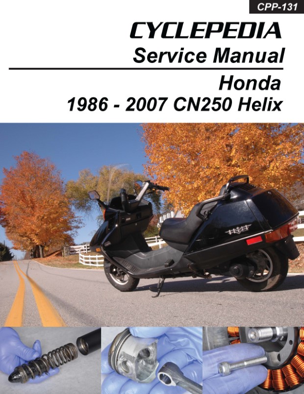 Honda CN250 Helix Scooter Service Manual: 1986-2007