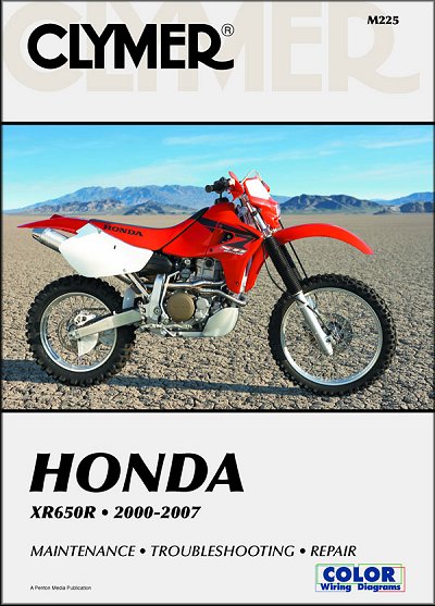 XR650R サービスマニュアル 英語版 ホンダ 正規 中古 バイク 整備書 配線図有り A290.2000.10.Y Ke 車検 整備情報 zP Honda XR650R Repair & Service Manual 2000-2007 - Clymer M225