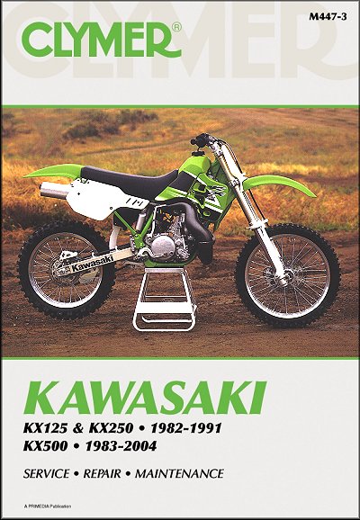 Kawasaki KX125, KX250, KX500 Repair Manual 1982-2004 | Clymer