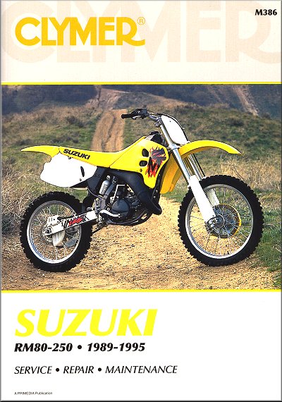 Suzuki RM80, RM125, RM250, RMX250 Repair Manual 1989-1995