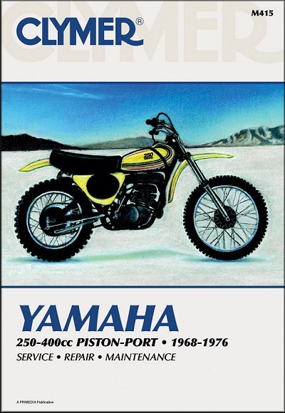 Yamaha DT1/2/3, MX250/360, YZ250/350/360 Repair Manual 1968-1976
