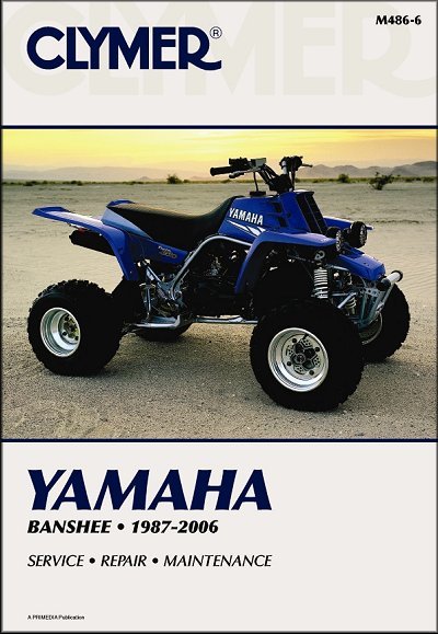 Yamaha YFZ350 Banshee ATV Repair Manual 1987-2006 - Clymer M486-6