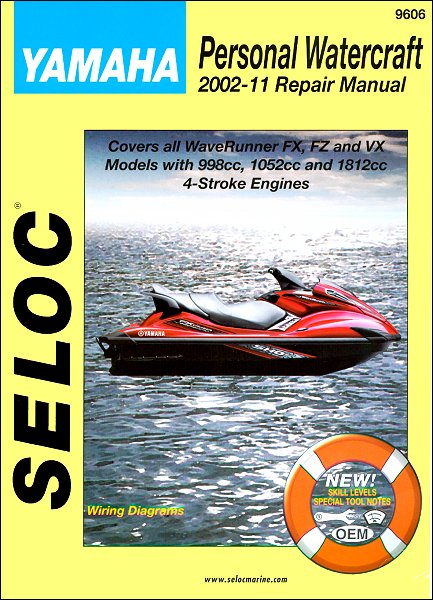 Yamaha WaveRunner FX, FZ, VX Repair Manual 2002-2011 | Seloc