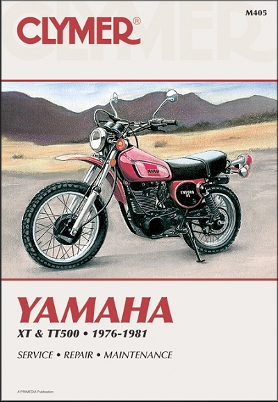 Yamaha XT500, TT500 Repair Manual 1976-1981 | Clymer M405